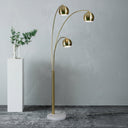 Renwil Dorset 83" Length Floor Lamp - Satin Brass