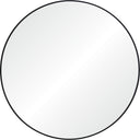 Renwil Posadas 36" Tall Round Wall Mirror - Black