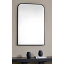 Renwil Jackline 36" Tall Rectangle Wall Mirror - Black