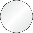 Renwil Cori 40" Tall Round Wall Mirror - Black