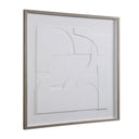 Renwil Stardust 48" Wide Wall Art - Matte White