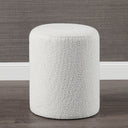 Renwil Corbin Indoor Boucle Ottoman - Off-White