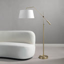 Renwil Claire 70" Length Floor Lamp - Satin Brass