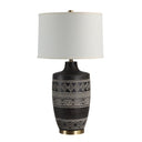 Everren Ceniza 30.5" Height Table Lamp - Black with Wash