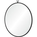 Renwil Rayden 38.5" Tall Round Wall Mirror - Black