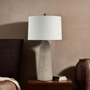 Everren Limon 32.5" Height Table Lamp - Textured Beige