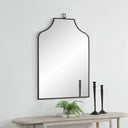Renwil Breda 45" Tall Recatangular Arch Mirror - Matte Black