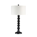 Everren Tulum 32" Height Table Lamp - Matte Black Wash