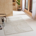Renwil Terrain 9'10 x 13'1 Handwoven Indoor Rug - Off-White