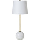 Everren Naomi 27" Length Table Lamp -  Antique Brass