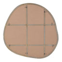 Renwil Peony 45" Tall Irregular Round Mirror - Burnished Brass