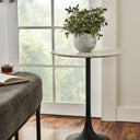 Renwil Mortain Indoor Aluminum Table - Black