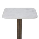Renwil Allard Indoor Cast Aluminum Side Table - Antique Brass