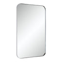 Renwil Louvas 36" H x 24" W Wall Mirror - Grey