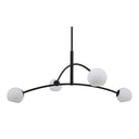 Renwil Nube 54" Wide 4-Light Chandelier - Matte Black