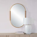 Renwil Kerianne 41" Tall Oval Wall Mirror - Yellow