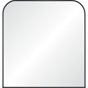 Renwil Luka 40" Tall Irregular Wall Mirror - Black