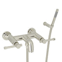 Polished Nickel / Ivory Lever Handle
