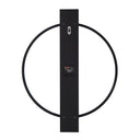 Renwil Romane Indoor Iron Wall Clock - Matte Black