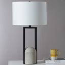 Everren Florah 27.75" Length Table Lamp -  Matte Black