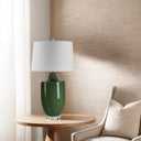 Everren Pesca 30.75" Height Table Lamp - Crackled Olive Green