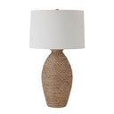 Everren Santal 30" Height Table Lamp - Natural With Black Wash