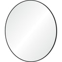 Renwil Posadas 36" Tall Round Wall Mirror - Black
