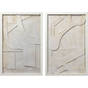 Renwil Pathfinder 20" Wide Wall Art - Off-White