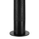 Renwil Kampen 28" Tall Matte Black Iron Table Lamp with Drum Linen Shade