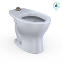 TOTO Tornado Flush Commercial Flushometer Floor Mounted Universal Height Toilet - Elongated