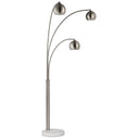 Everren Aguillard 87.5" Height Floor Lamp - Brushed Nickel