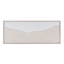Renwil Bobier 60" Wide Wall Art with Wood Frame - Cream