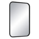 Renwil Kaja 36" Tall Rectangle Wall Mirror - Black