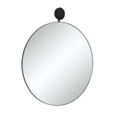 Renwil Adamas 42" H x 36" W Wall Mirror - Black