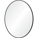 Renwil Claribel 30" Tall Round Wall Mirror - Black
