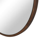 Renwil Modi 30" H x 30" W Wall Mirror - Brown