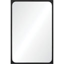 Renwil Sorella 36" Tall Rectangle Wall Mirror - Black