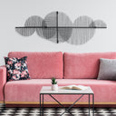 Renwil Byers 51.5" Wide Wall Art - Black Powder