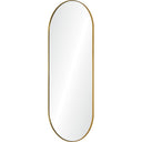 Renwil Marius 60" Tall Oval Full Length Mirror - Yellow