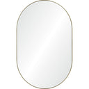 Renwil Beckah 40" Tall Oval Wall Mirror - Yellow