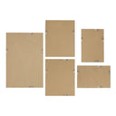 Renwil Carife 5 Piece Wide Wall Art - Black