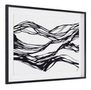 Renwil Mica 45" Wide Wall Art with Wood Frame - Painted Black