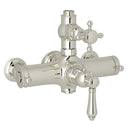 Polished Nickel / Metal Cross Handle