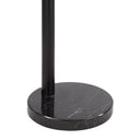 Renwil Folia 87" Tall Matte Black Floor Lamp with Dome Iron Shade