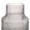 Renwil Hyacinth Indoor Mouth Blown Glass Glass Vase - Grey Te xture