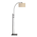 Renwil Crystal 66.5" Height Floor Lamp - Black