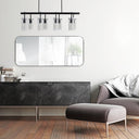Renwil Delphinus 46" Tall Rectangle Wall Mirror - Grey