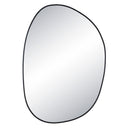 Renwil Bozeman 42" Tall Oval Wall Mirror - Black