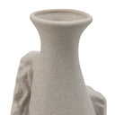 Renwil Adonia Indoor Porcelain Ceramic Vases - Te xtured Cream