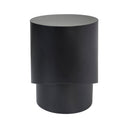 Renwil Domus Indoor Iron Sheet Indoor/Outdoor Side Table - Matte Black